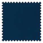 Pouf repose-pieds Vallegrande Velours - Bleu marine