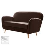 Sofa Vallegrande (2-Sitzer) Samt - Kokosnuss Braun