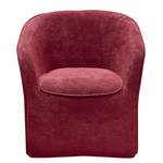 Fauteuil Saipina Tissu - Rouge Bordeaux