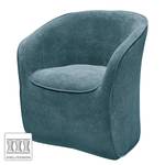 Fauteuil Saipina Tissu - Bleu Gris