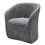 Fauteuil Saipina Tissu - Anthracite clair