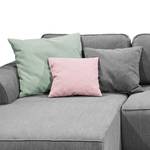 Ecksofa Tupiza Strukturstoff - Microfaser Ohix: Grau