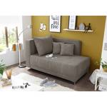 Chaise longue Mineros microvezel - Taupe