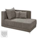 Chaise longue Mineros microvezel - Taupe