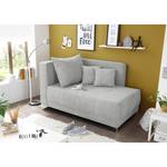 Chaise longue Mineros microvezel - Lichtgrijs