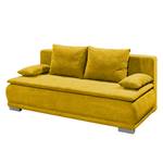 Canapé convertible Collana Tissu - Microfibre Ranu: Jaune moutarde