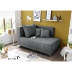 Chaise longue Mineros microvezel - Grijs