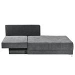 Chaise longue Mineros microvezel - Grijs