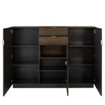 Buffet Atlanta Anthracite / Imitation chêne