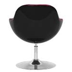 Fauteuil Apia Tissu - Noir / Rouge