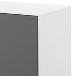 Hang-designbox hülsta now easy Lichtgrijs/Zuiver witte lak