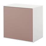 Hang-designbox hülsta now easy Oud pink/Zuiver witte lak