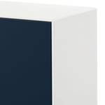 Hang-designbox hülsta now easy Donkerblauw/Zuiver witte lak