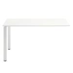 Tafel hülsta now easy gelakt zuiver wit - Breedte: 123 cm