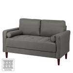 Sofa Saranda (1/2 places) Tissu - Gris foncé