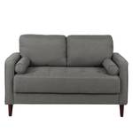 Sofa Saranda (1/2 places) Tissu - Gris foncé