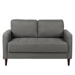 Sofa Saranda (1/2 places) Tissu - Gris foncé