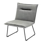 Fauteuil Sinaia Fluweel - Grijs