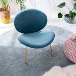 Fauteuil Zadar Velours - Bleu glacier