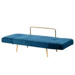 Canapé convertible Behram II Velours - Bleu marine