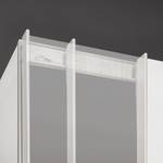 Armoire à portes coulissantes Budget Blanc polaire - 200 cm - Blanc polaire - 200 x 48 cm - Sans portes miroir