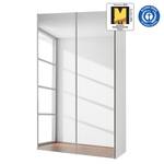 Schwebetürenschrank Budget Polarweiß - 125 cm - 2 Spiegel - Polarweiß - 125 x 48 cm - 2 Spiegeltüren