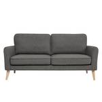 Sofa Larisa (2-Sitzer) Webstoff - Dunkelgrau