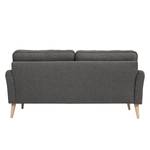 Sofa Larisa (2-Sitzer) Webstoff - Dunkelgrau