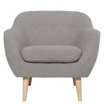 Fauteuil Lamia Geweven stof - Grijs