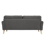 Sofa Larisa (3-Sitzer) Webstoff - Dunkelgrau