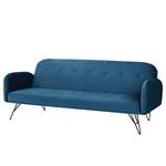 Schlafsofa Patan Samt - Marineblau