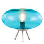 Lampe Lille Verre / Fer - 1 ampoule - Turquoise brillant