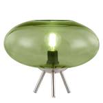 Lampe Lille Verre / Fer - 1 ampoule - Vert brillant