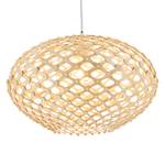 Hanglamp Padua deels massief eikenhout/ijzer - 1 lichtbron - 35 x 22 x 35 cm