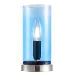 Lampe Laik Verre / Fer - 1 ampoule - Bleu clair brillant
