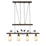 Suspension Venezia Verre / Fer - 4 ampoules