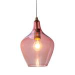 Hanglamp Paso glas/ijzer - 1 lichtbron - Babyroze