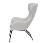 Fauteuil Levan Velours - Granit