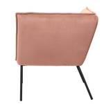 Fauteuil d'angle Dorado Velours - Rose vieilli