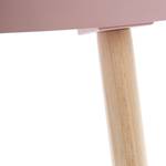 Table d'appoint Embala Partiellement en pin massif - Rose / pin