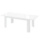 Eettafel Tricca (incl. verlengstuk) - hoogglans wit