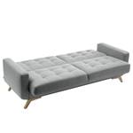 Canapé convertible Somoto Microfibre - Gris clair