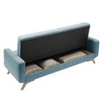 Schlafsofa Somoto Microfaser - Blaugrau