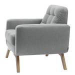 Fauteuil Somoto Microfibre - Gris clair