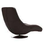 Chaise lounge Colima Cuir véritable - Marron foncé