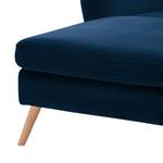 XXL-fauteuil Celaya fluweel - Donkerblauw