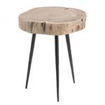 Table d'appoint Kisa II Acacia massif / Fer