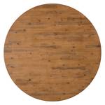 Eettafel MANCHESTER - rond massief acaciahout/metaal - Diameter: 120 cm