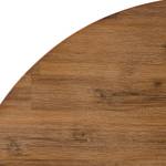 Table MANCHESTER ronde Acacia massif / Méta - Diamètre : 90 cm