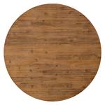 Eettafel MANCHESTER - rond massief acaciahout/metaal - Diameter: 90 cm